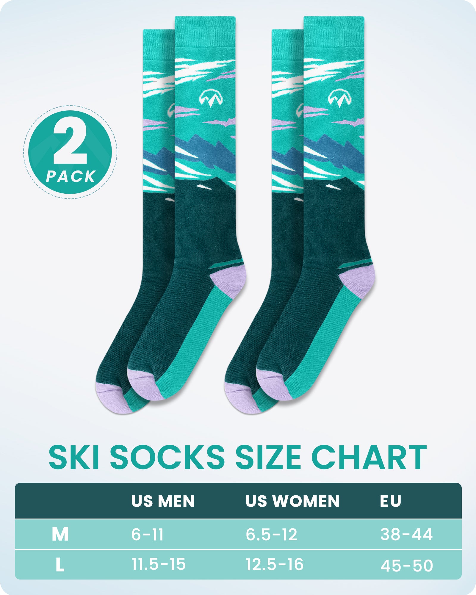 Women Cotton Ski Socks