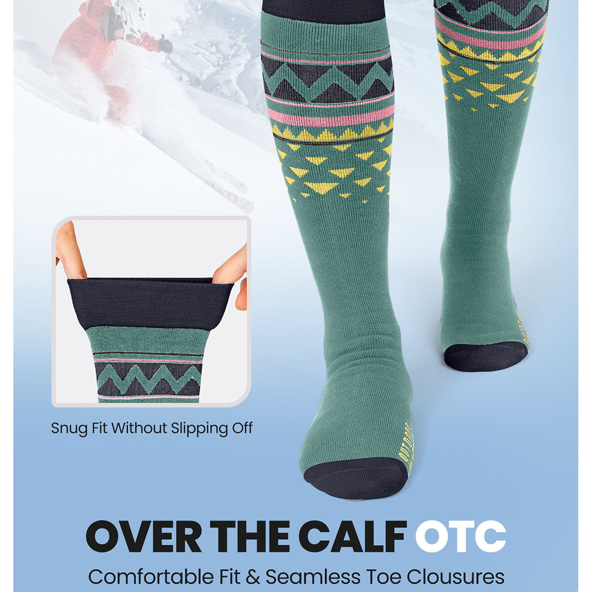 Cotton Snowboard Socks