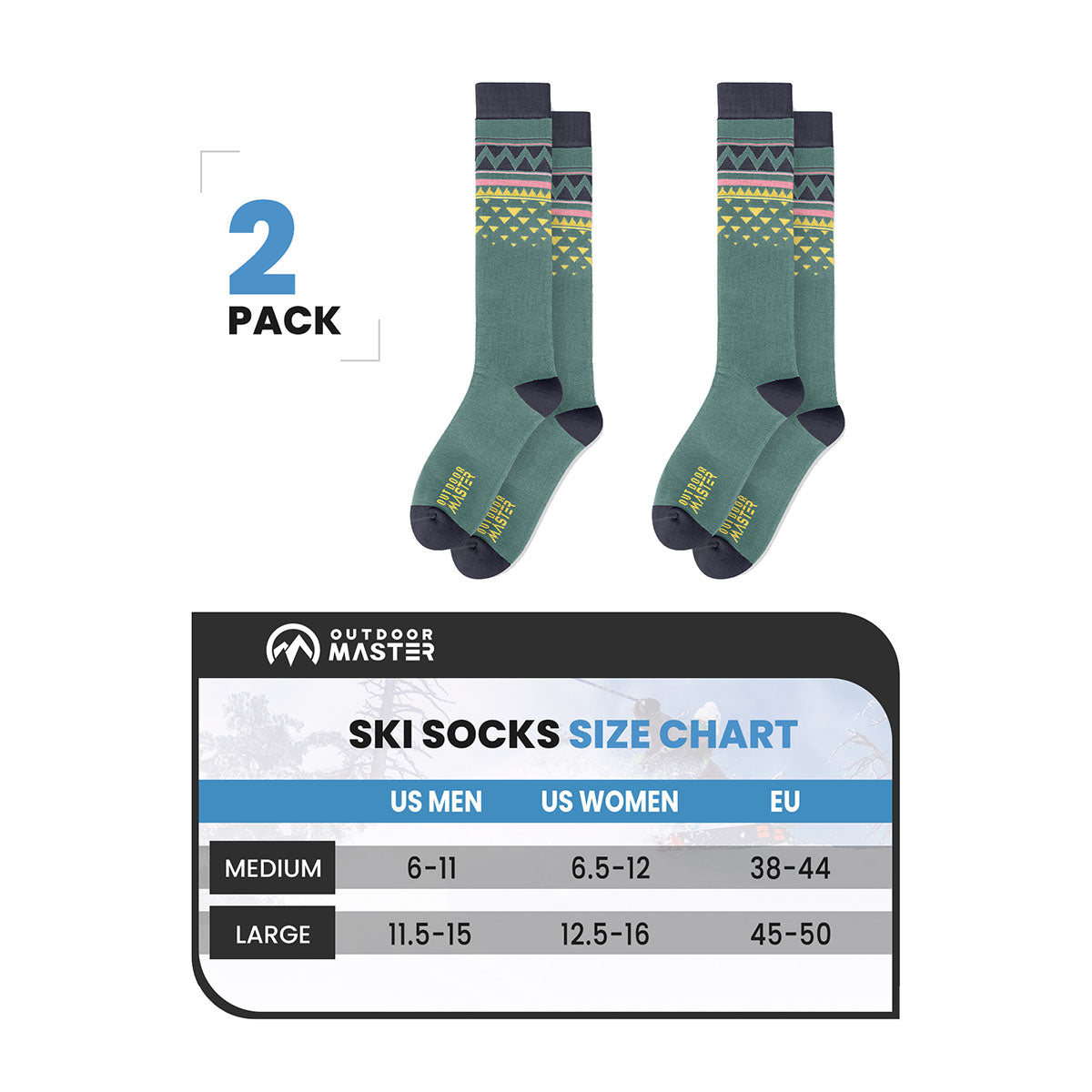 Cotton Snowboard Socks