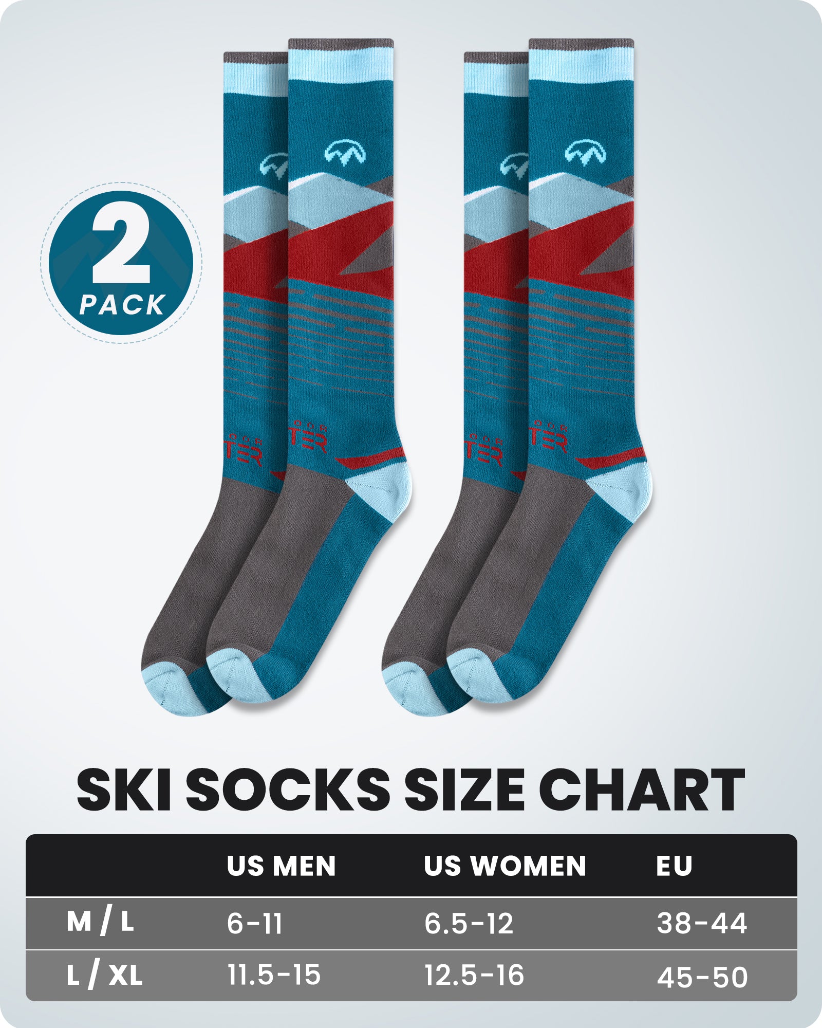 Men Cotton Ski Socks