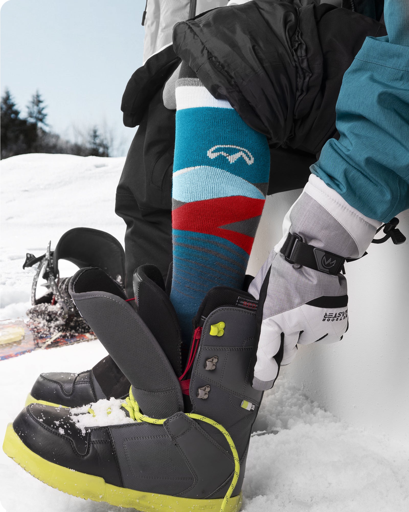 Men Cotton Ski Socks