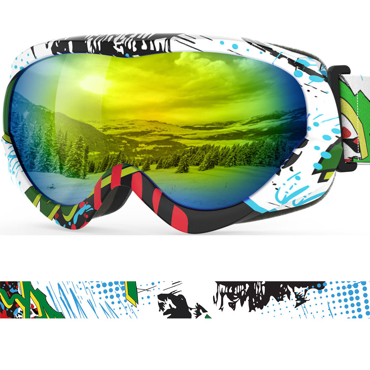 LOLLIPOP Kids Snow Goggles
