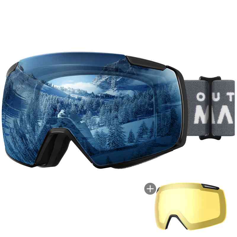 Heron Ski Goggles+Yellow Lens