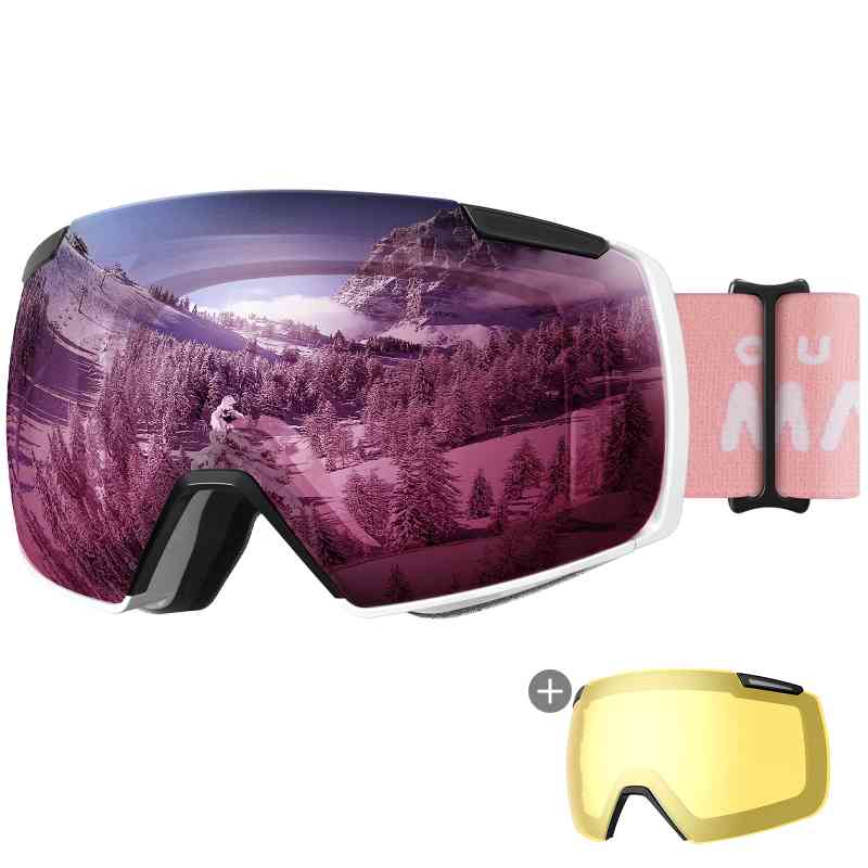 Heron Ski Goggles+Yellow Lens