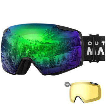 HERON Ski Goggles+Yellow Lens