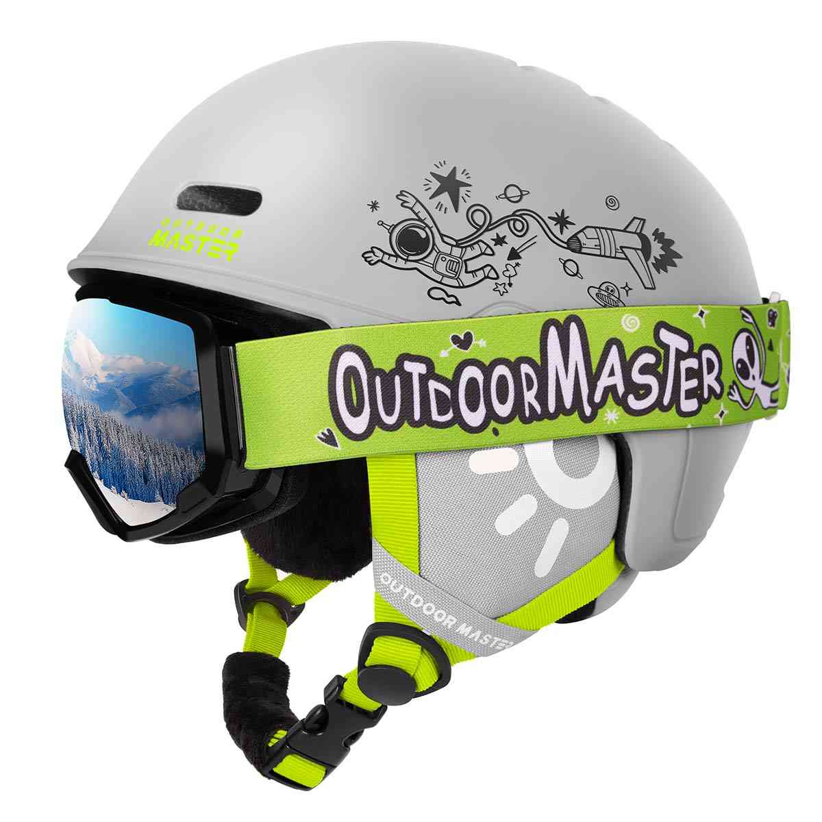 Kids helmet and goggles online