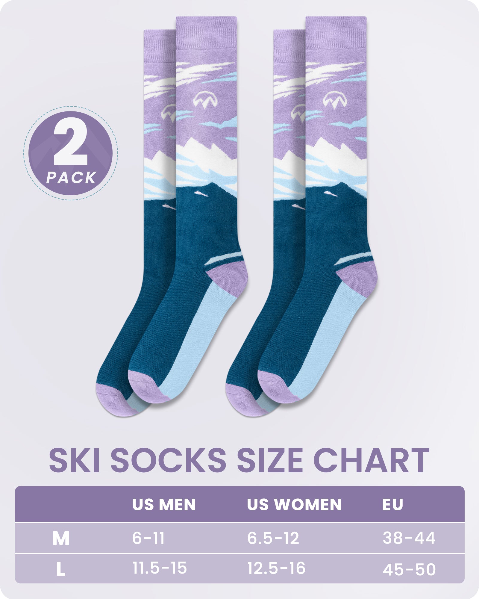 Women Cotton Ski Socks