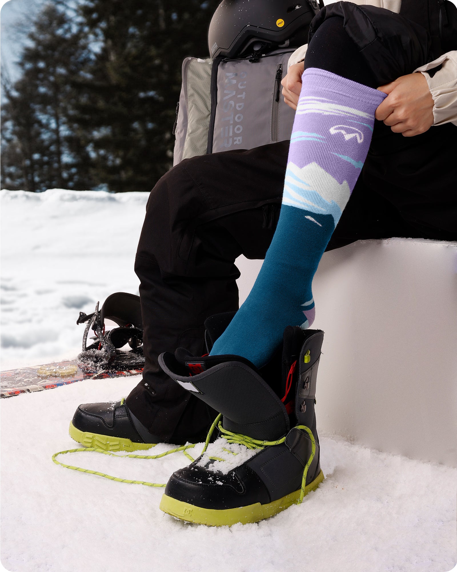 Women Cotton Ski Socks