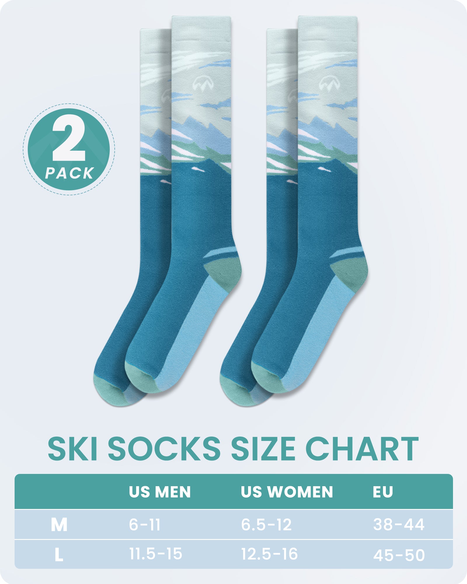 Women Cotton Ski Socks