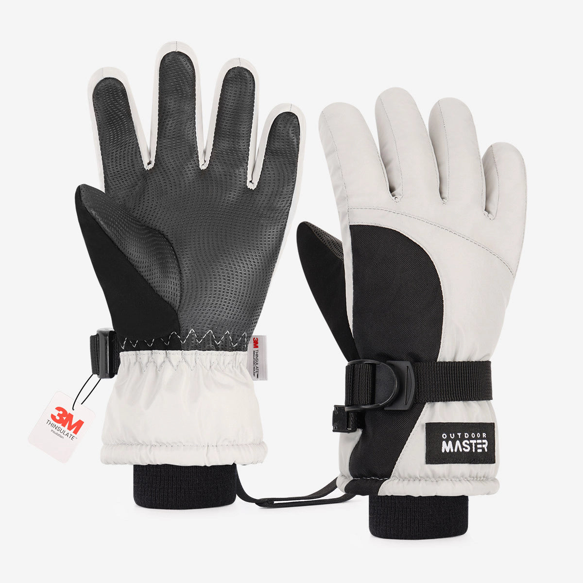 3M Thinsulate Waterproof Ski Gloves for Kids