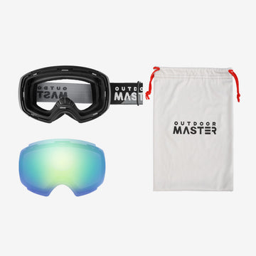 transition ski goggles PRO MagKlick Ski Goggles with Photochromic Lens – Quick Lens Change & Fog-Free Vision