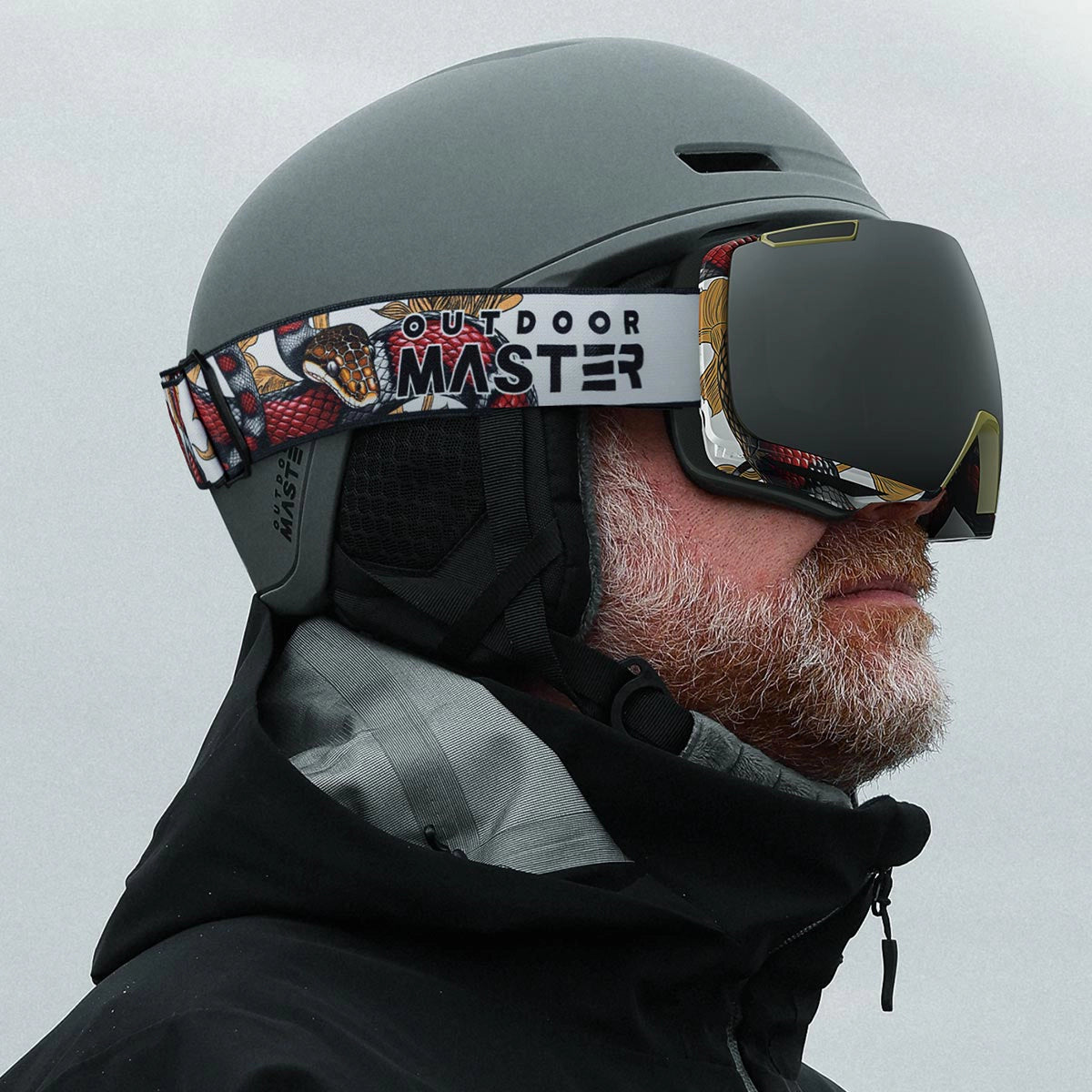 HERON Ski Goggles+Yellow Lens