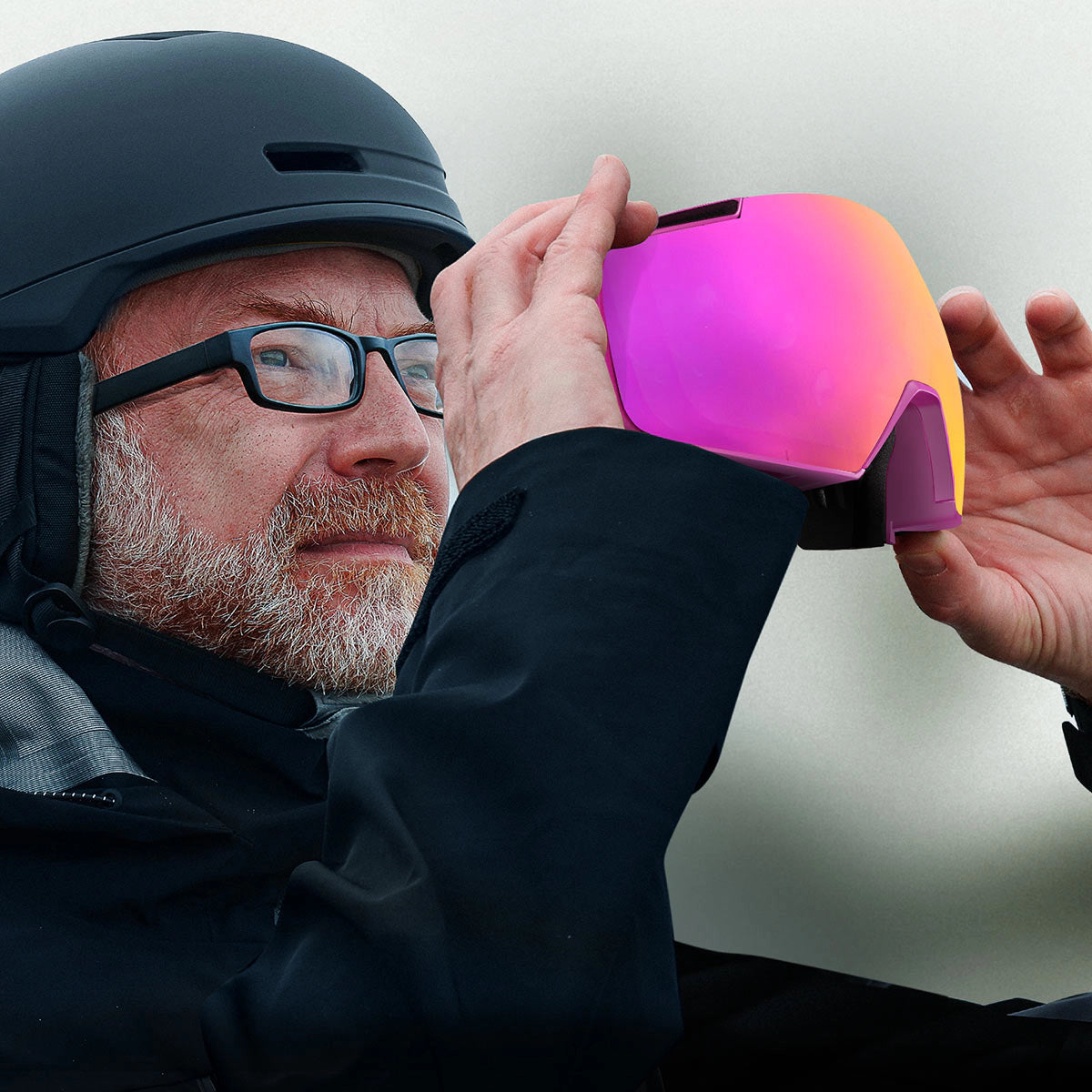 HERON Ski Goggles+Yellow Lens