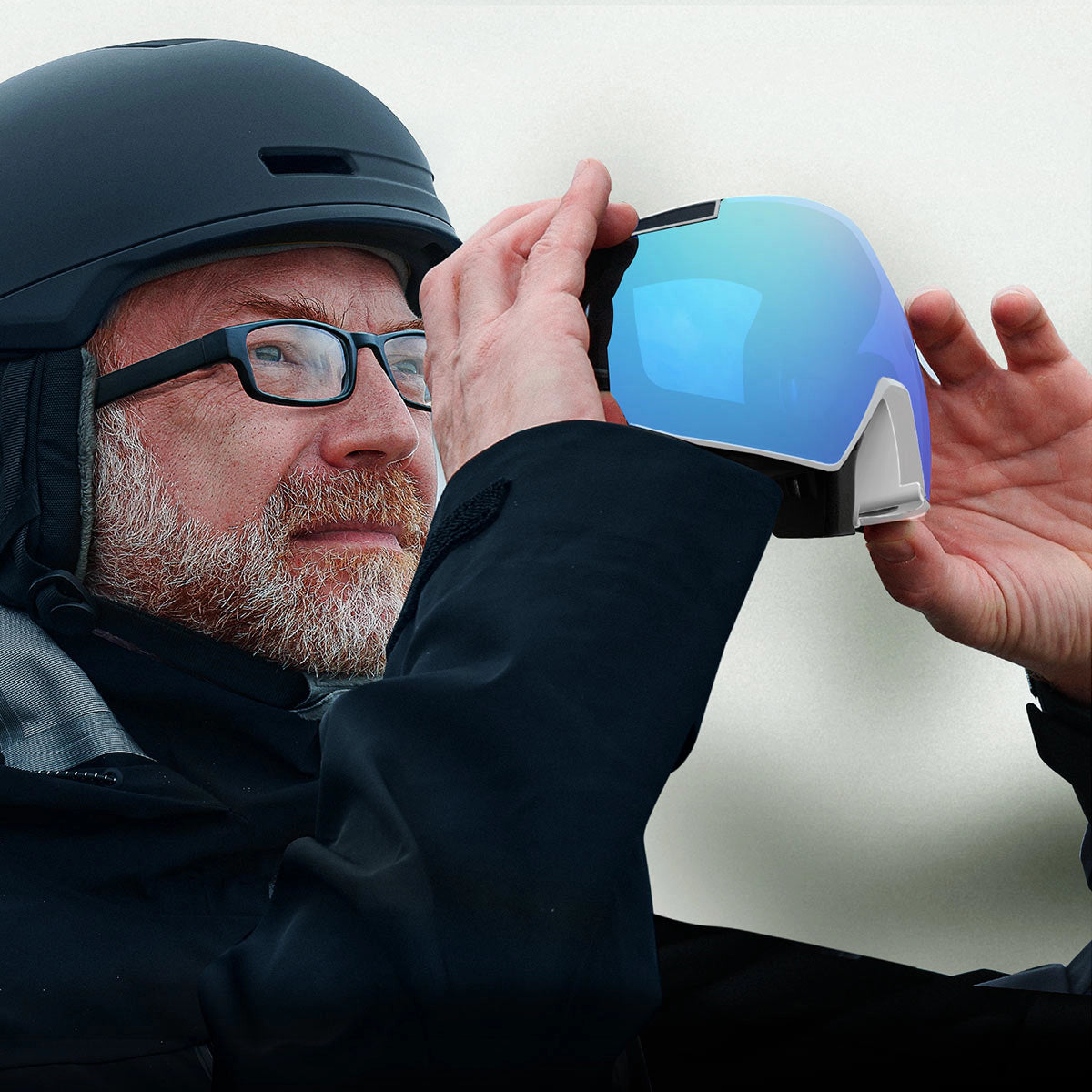 HERON Ski Goggles+Yellow Lens