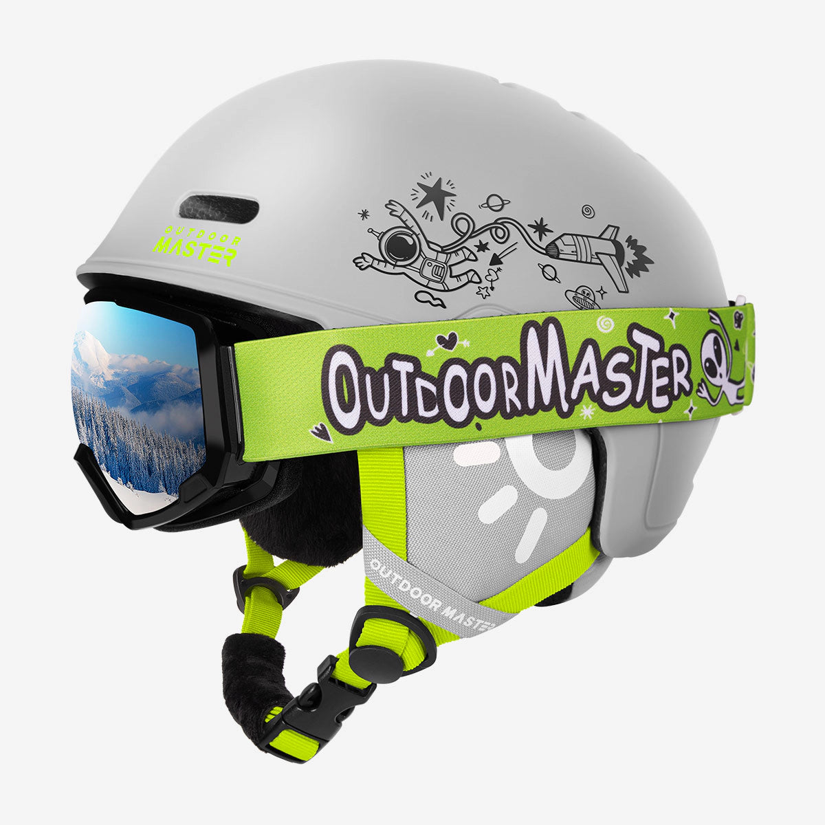Cloud 9 Kids Adjustable Ski Helmet – Retro Matte Colors – Boys & Girls Snow Sport
