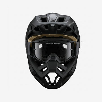 RHINO MIPS Full Face Mountain Bike Helmet + MUSTANG Dirt Bike Goggles – Lightweight, Ventilated & Save More