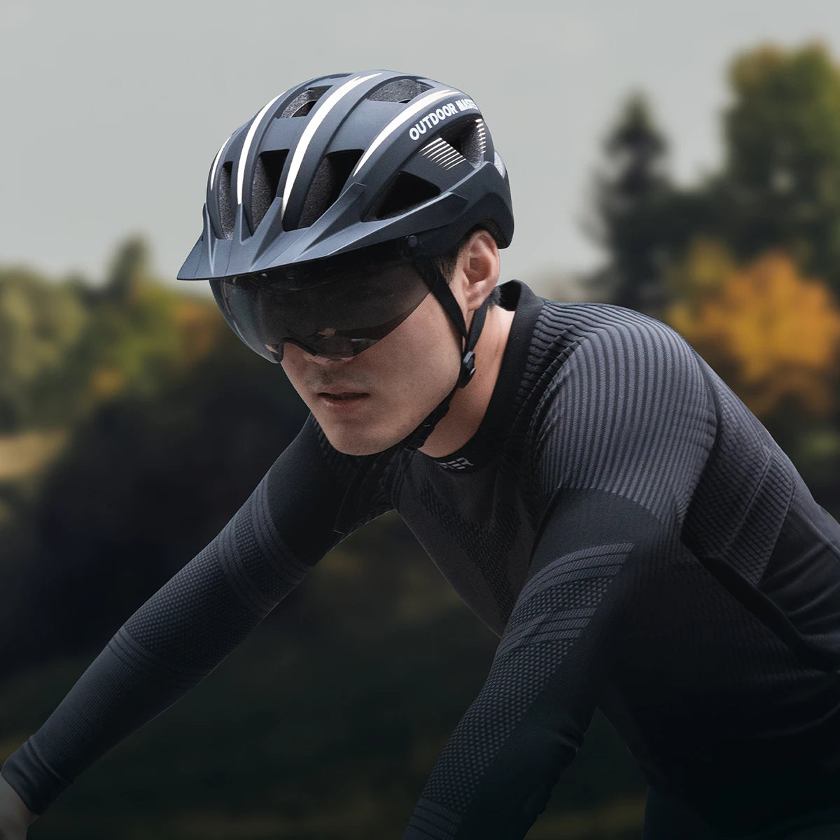 RHINO Urban Bicycle Helmet with LED Light