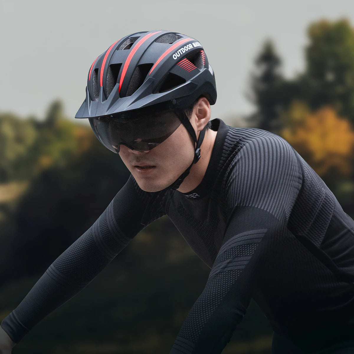RHINO Urban Bicycle Helmet with LED Light
