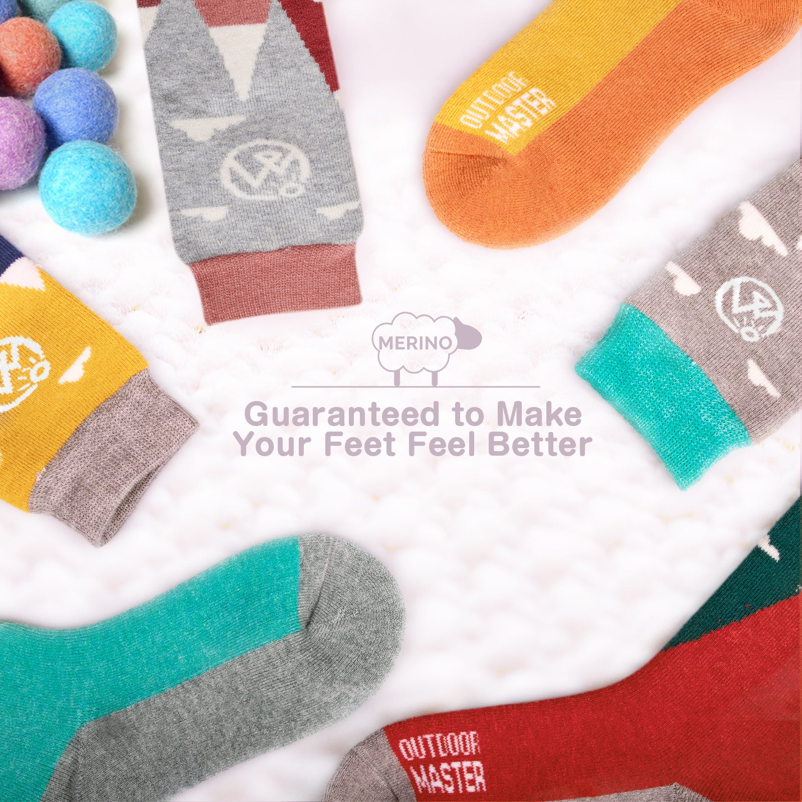 Kids Merino Wool Ski Socks