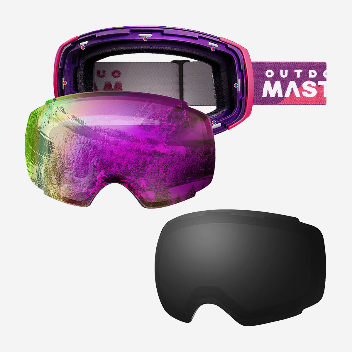 PRO Snow Goggles + Lens Bundle