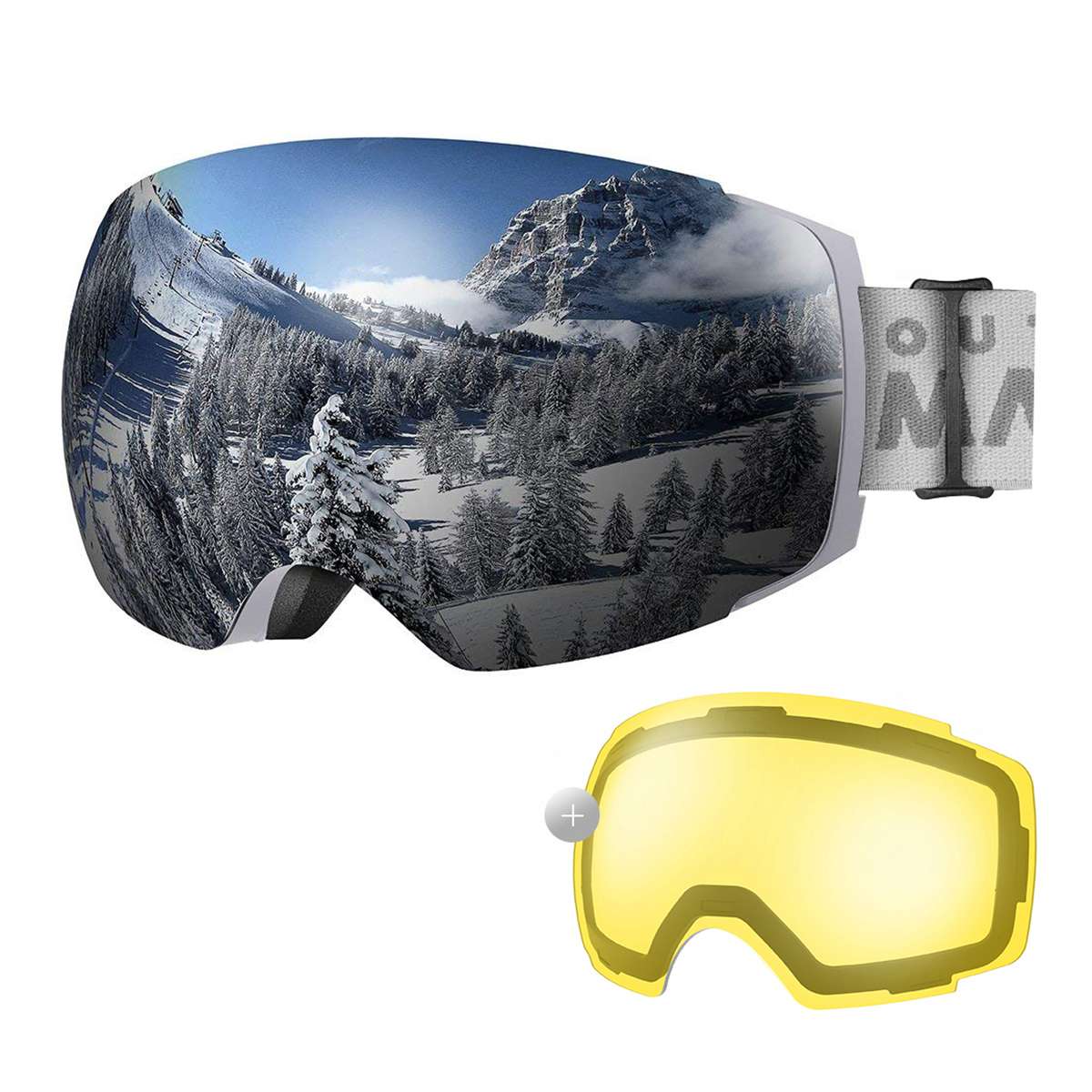 QF-S715 New 2020 Skiing Eyewear Available Snowboard Goggles Men