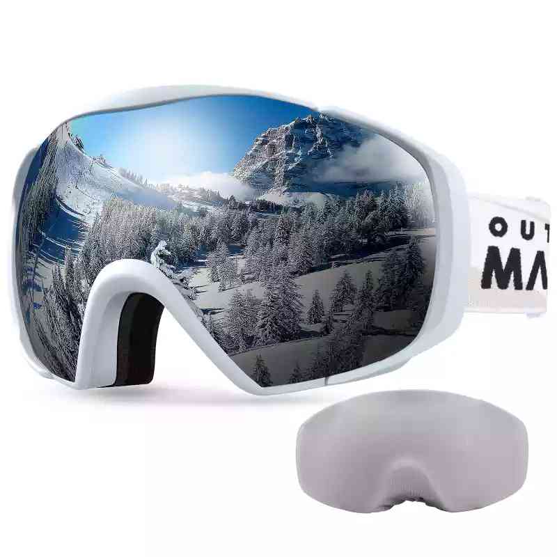 best ski goggles under 150 OutdoorMaster Ski Goggles with Cover Snowboard Snow Goggles OTG Anti-Fog