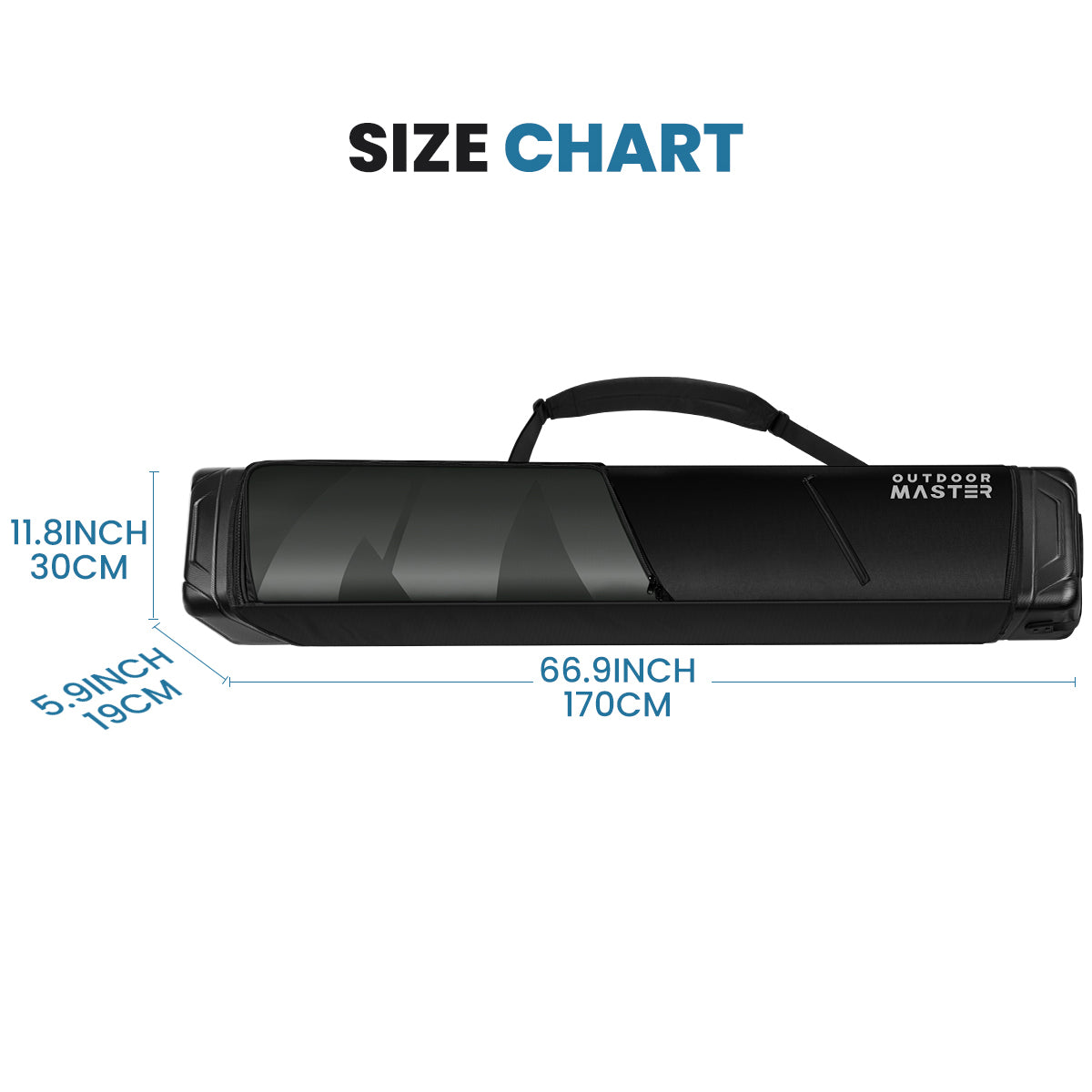 Snowboard Bag - High-Grade ABS Hard Shell & Soft Foam