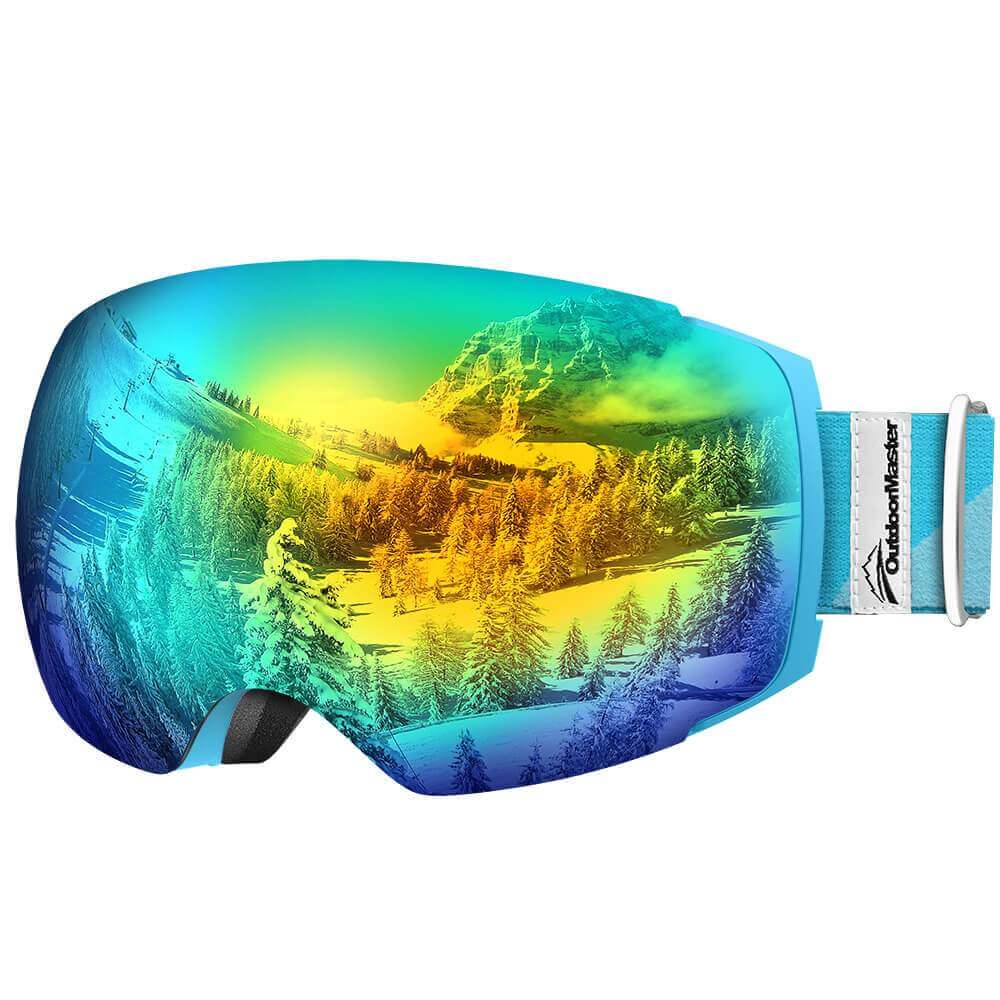 ski goggles with magnetic lenses