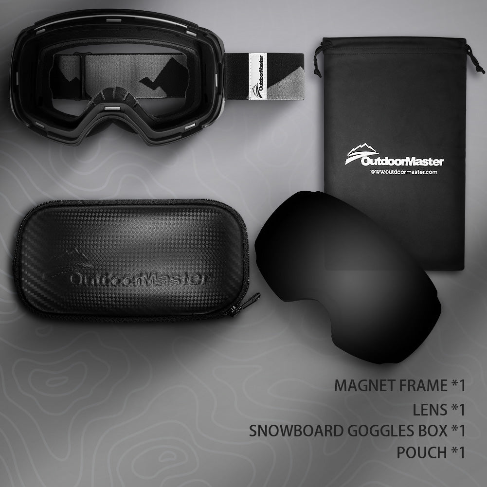 magnetic lens ski goggles