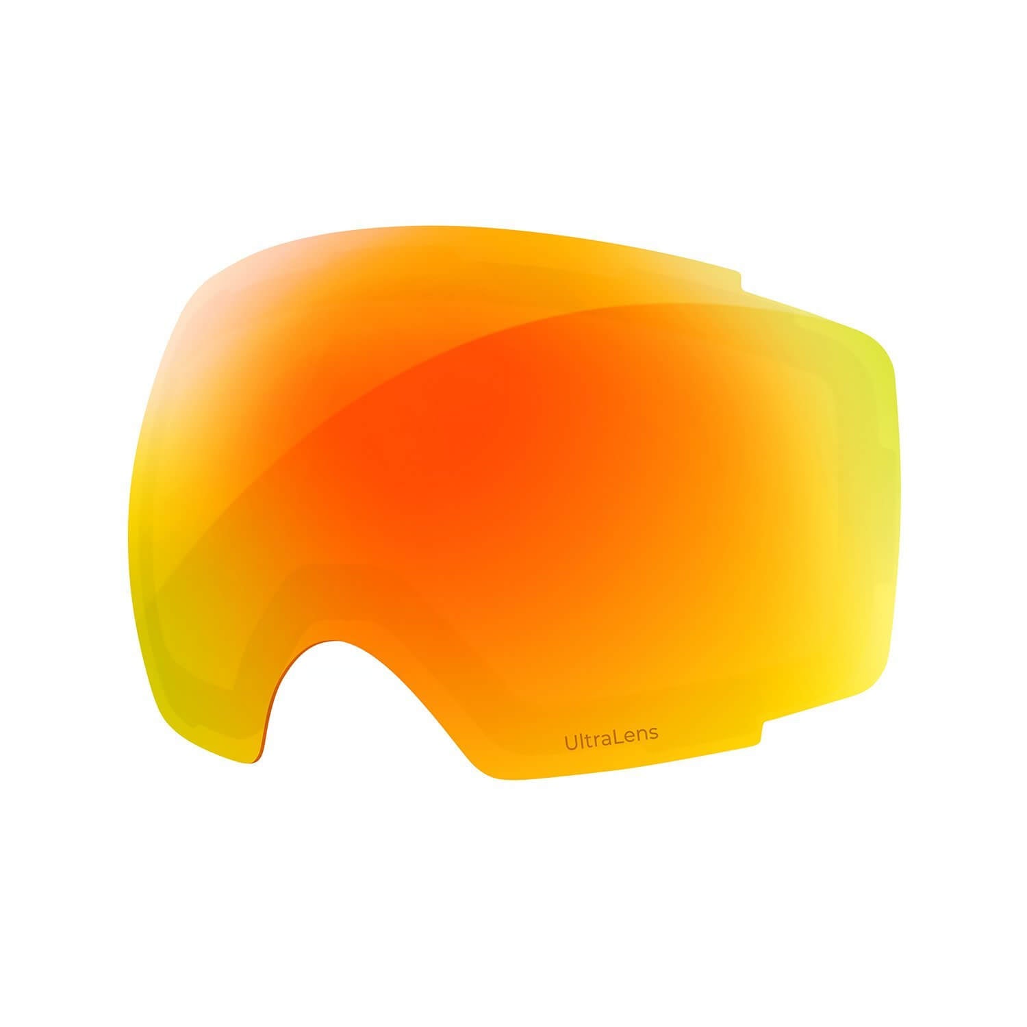 REPLACEMENT LENS PREMIUM - Colour Optimization/ Photochromic/Sustainable for Ski Goggles Pro/Plus Series OutdoorMaster UltraLens VLT 25% Optimized Orange with REVO Red 