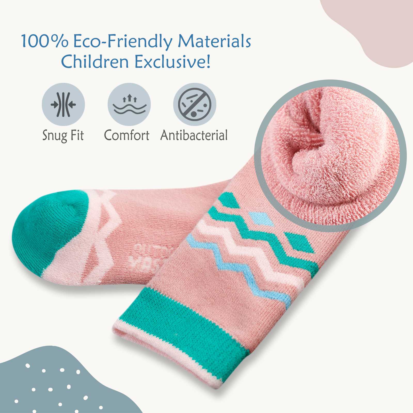 Cotton Kids Ski Socks