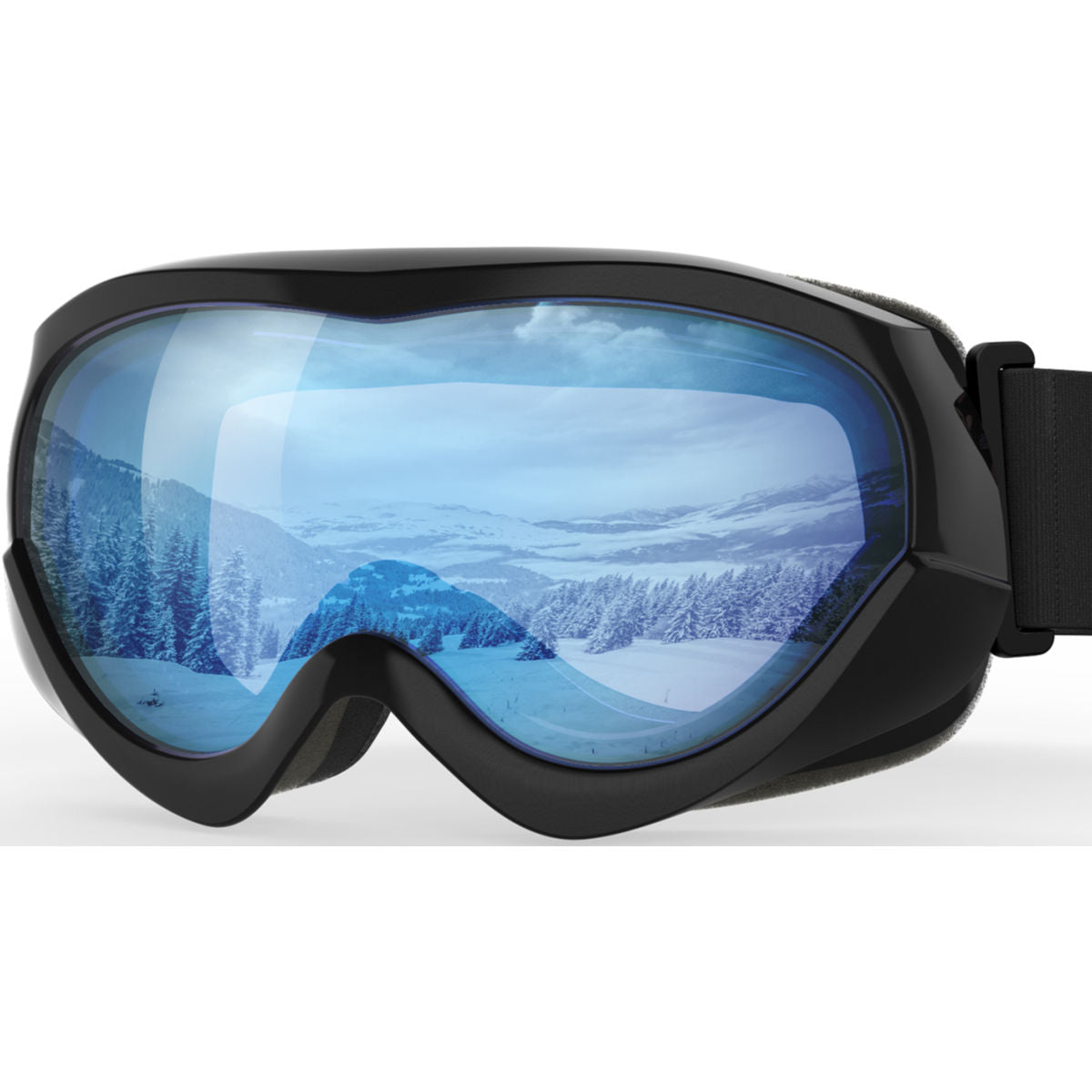 mirrored kids ski goggles