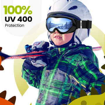 youth snow goggles LOLLIPOP Kids Snow Goggles - Fun, Safe & Stylish for Young Skiers