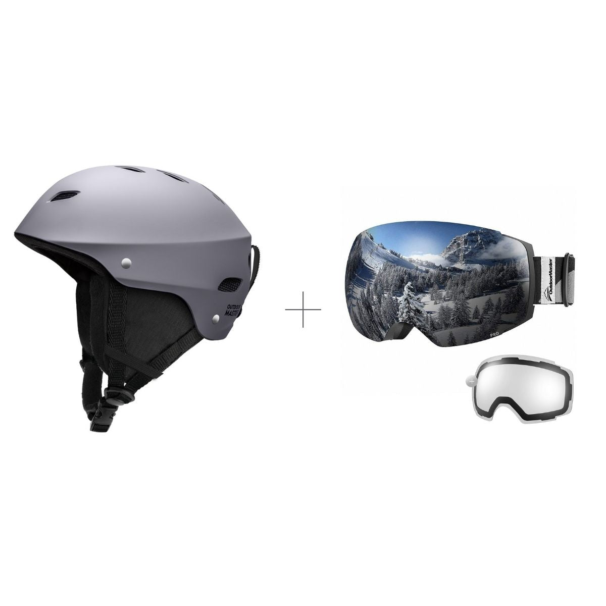 Bundle Sale-Ultra Goggle+Lens+Kelvin Helmet | Outdoor Master®