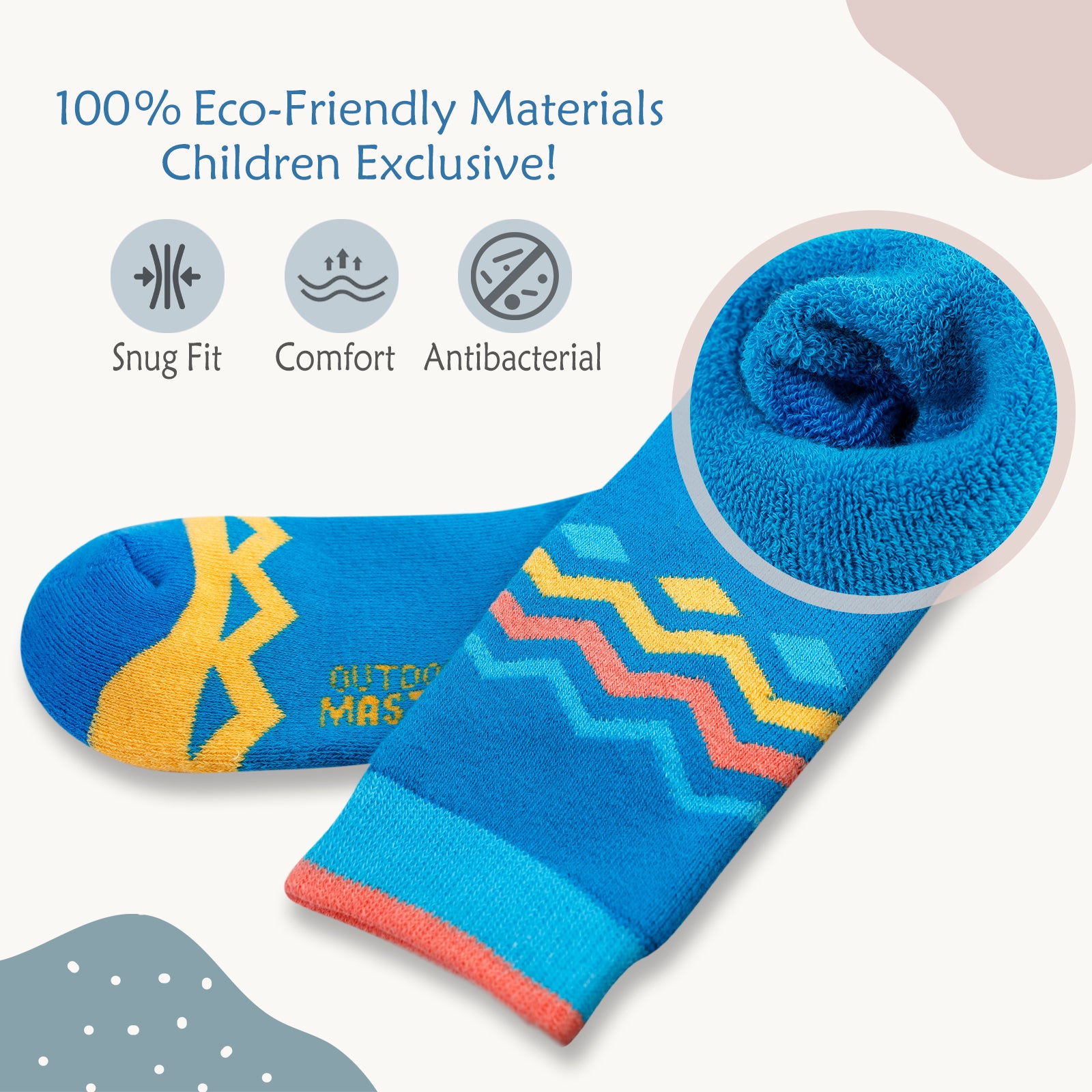 Cotton Kids Ski Socks