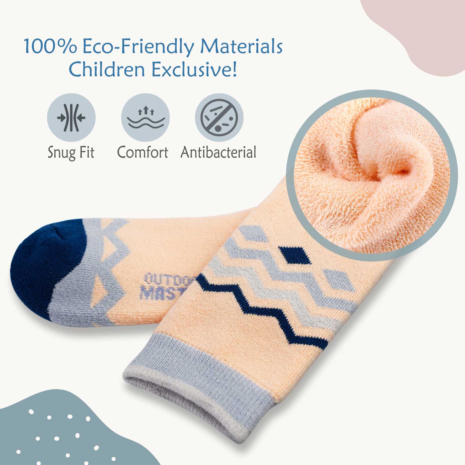 Cotton Kids Ski Socks