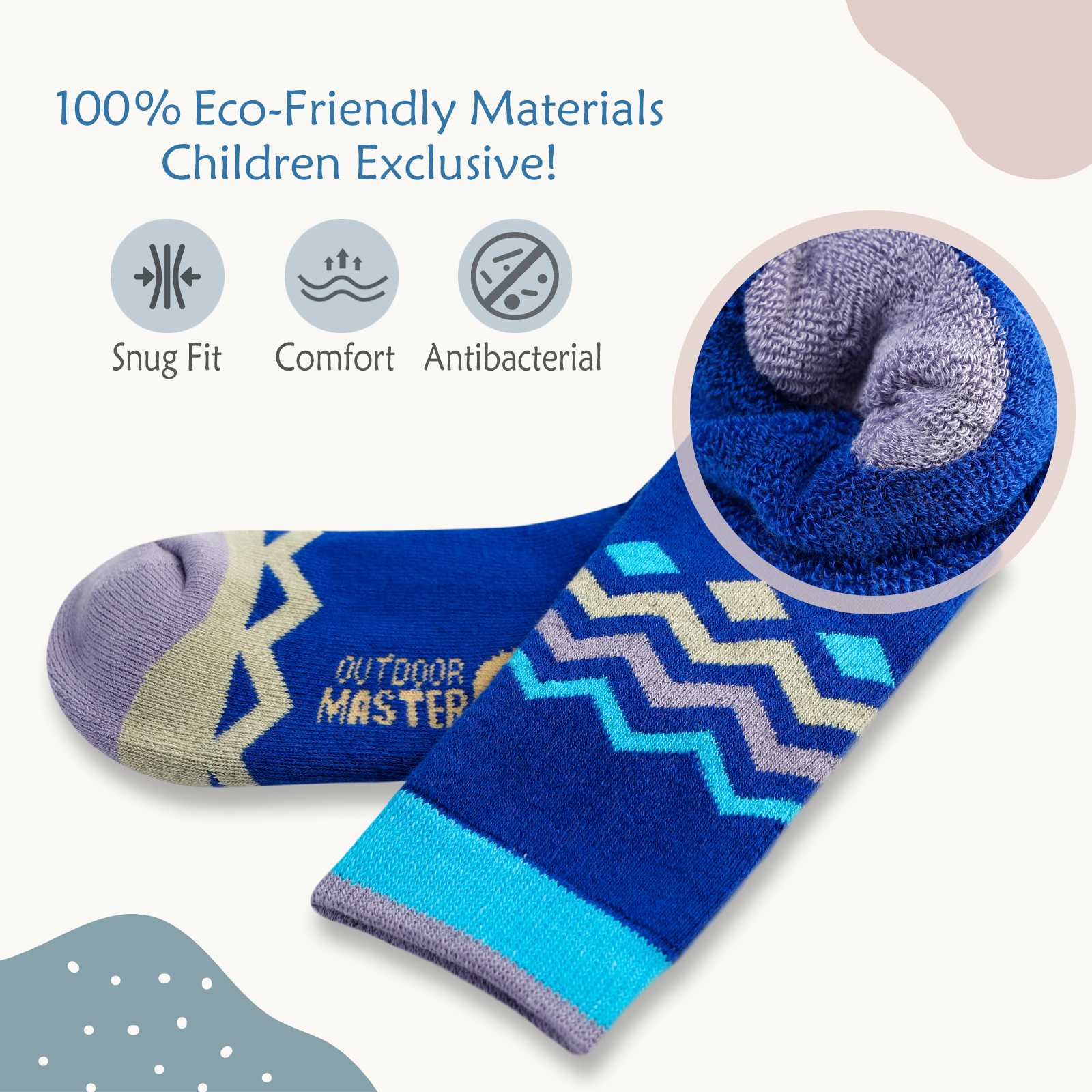 Cotton Kids Ski Socks