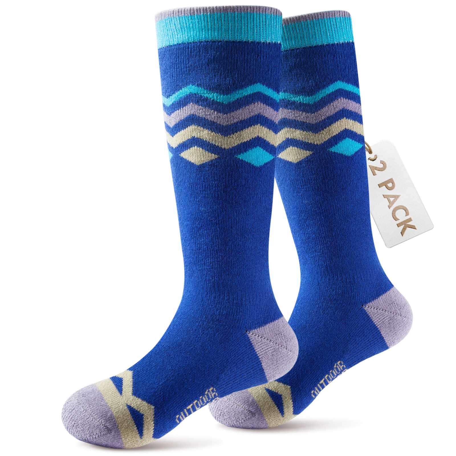 Cotton Kids Ski Socks