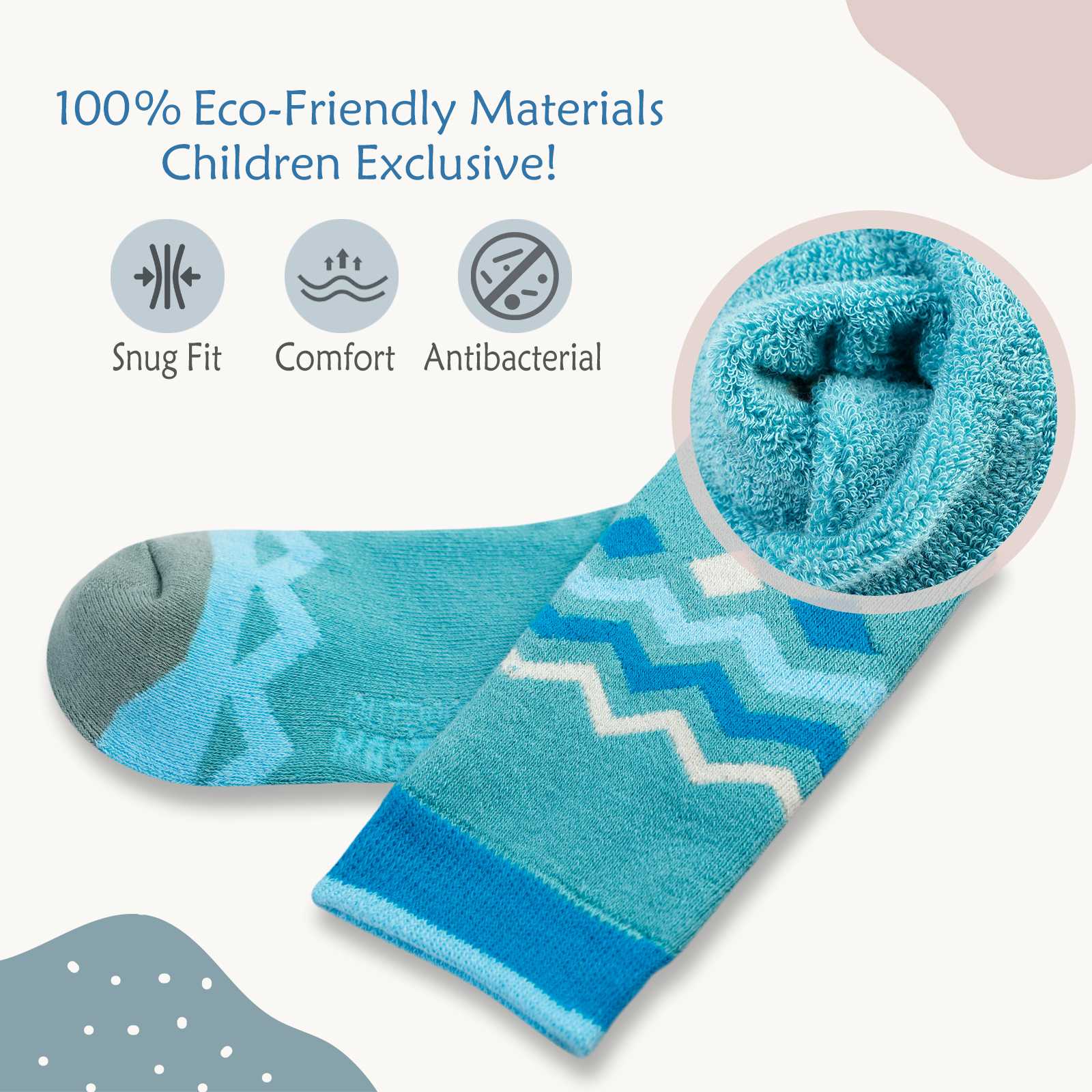 Cotton Kids Ski Socks