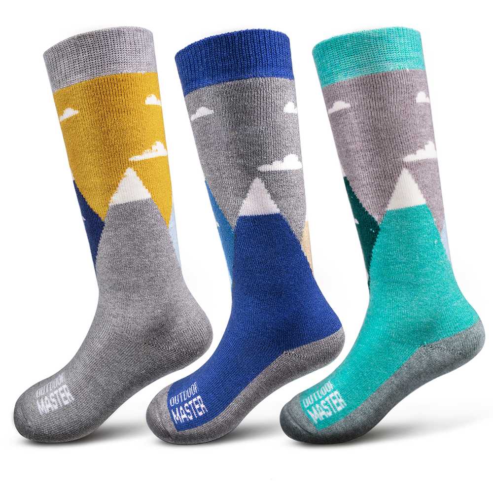 Kids Merino Wool Ski Socks