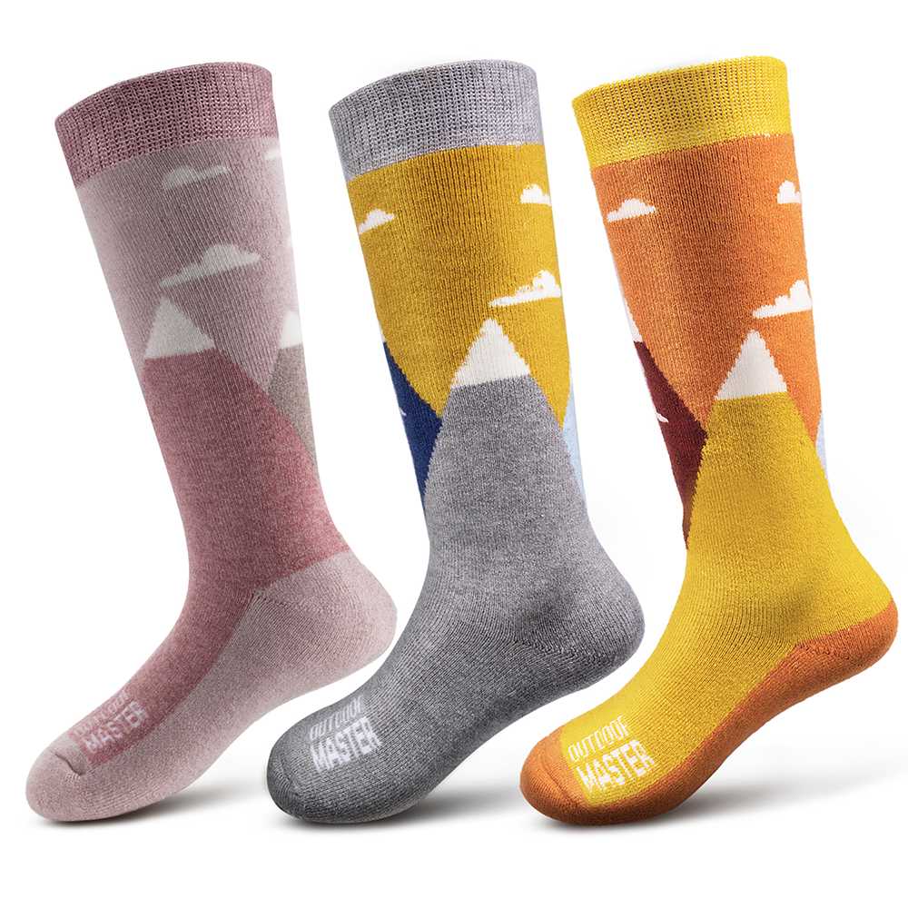 Kids Merino Wool Ski Socks