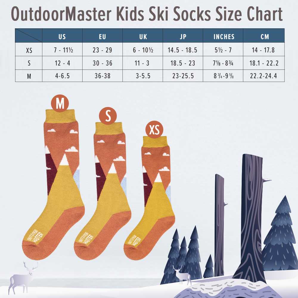 Kids Merino Wool Ski Socks