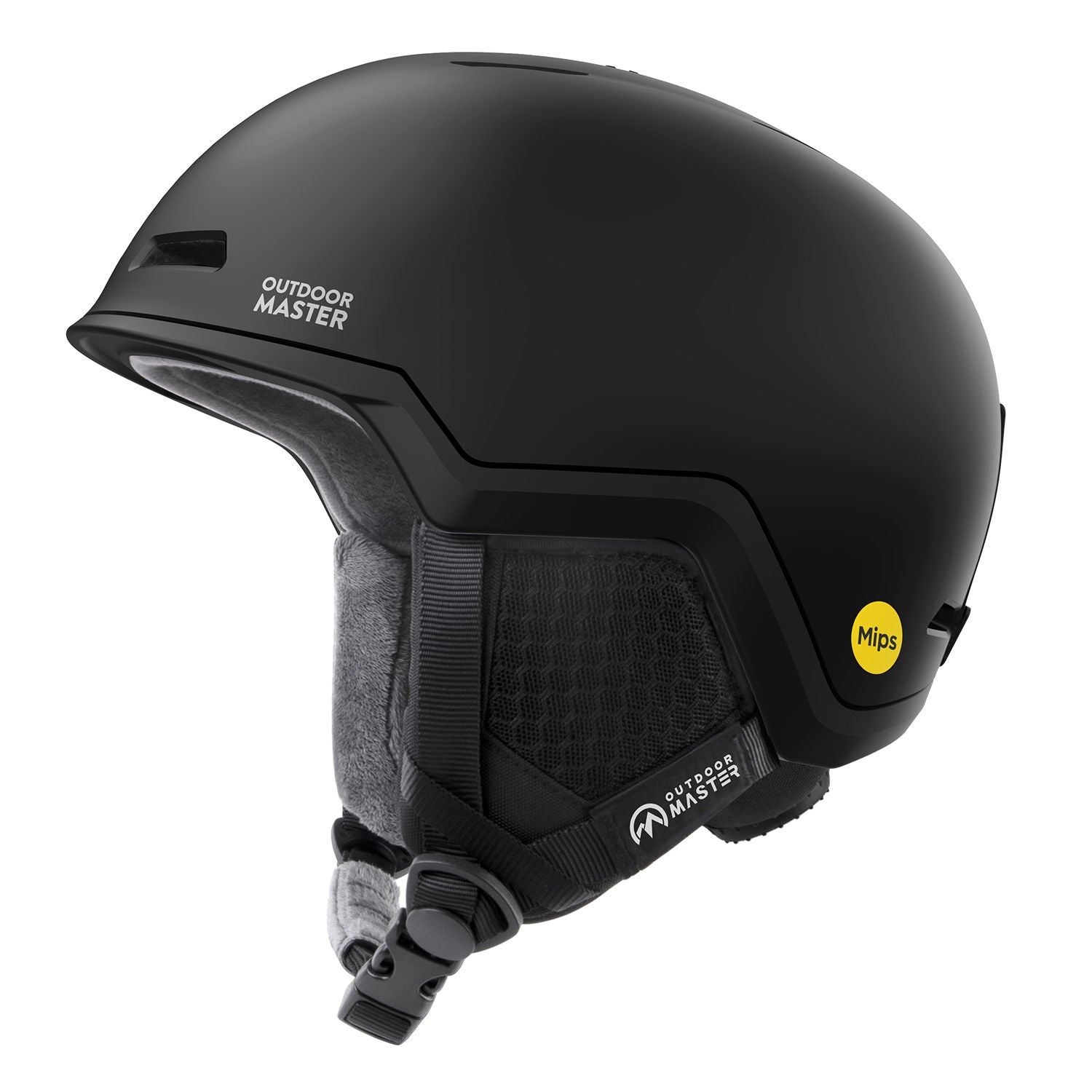 black snow helmet with MIPS