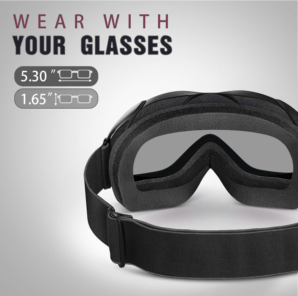 ski goggles for glasses