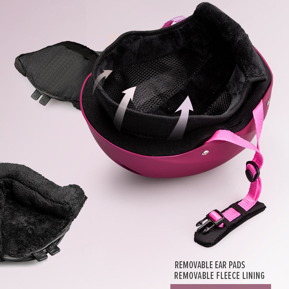 pink snow helmet liner