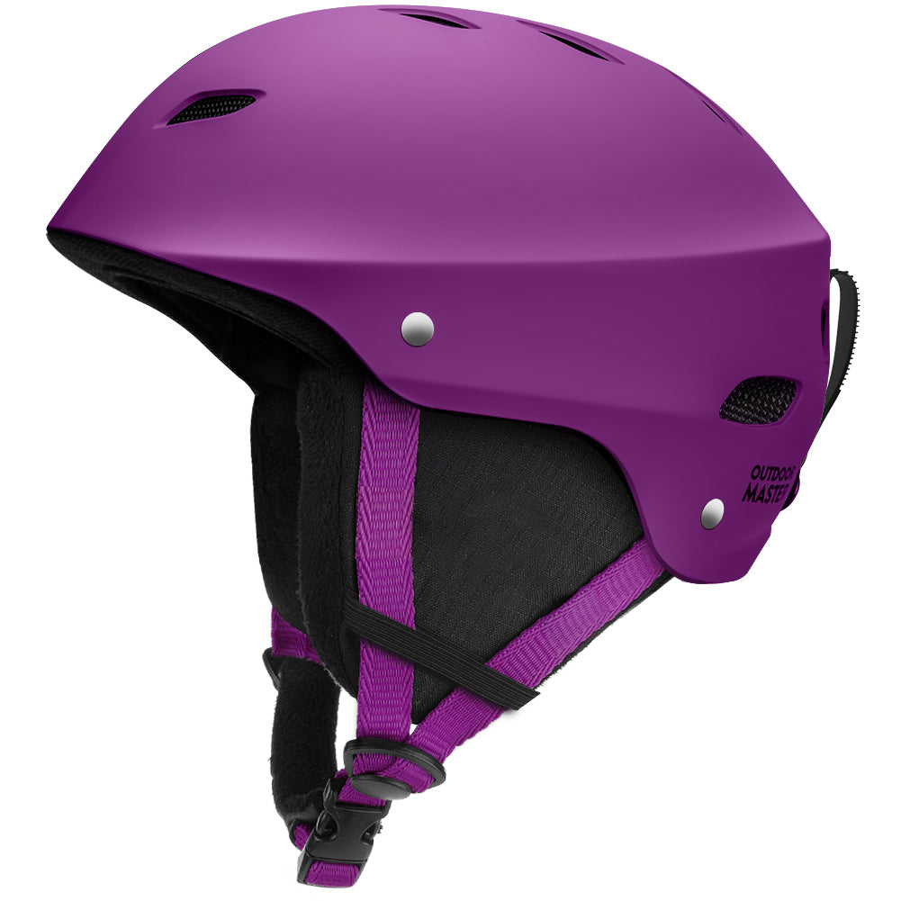 purple snowboard helmet