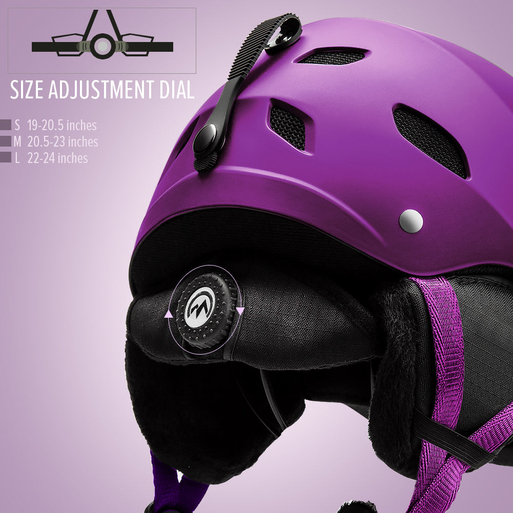 snowboard helmet adjustable 