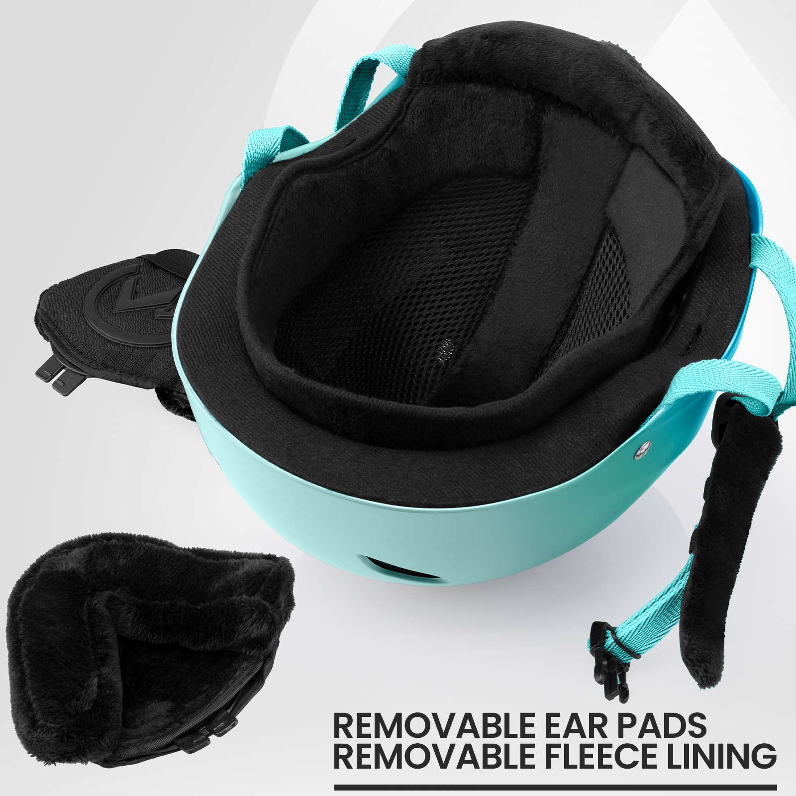 ski helmet removable ear pads