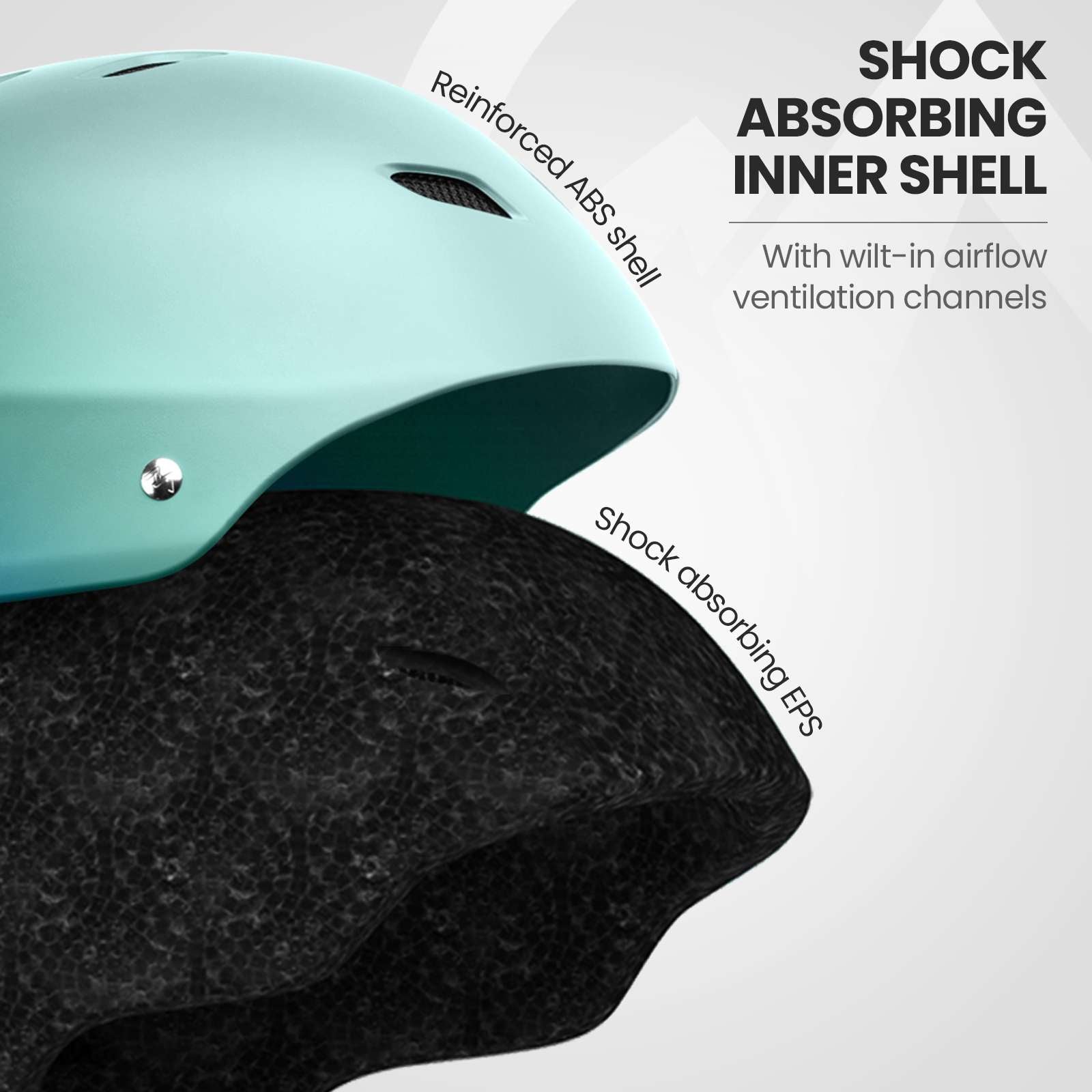 ski helmet shock absorbing