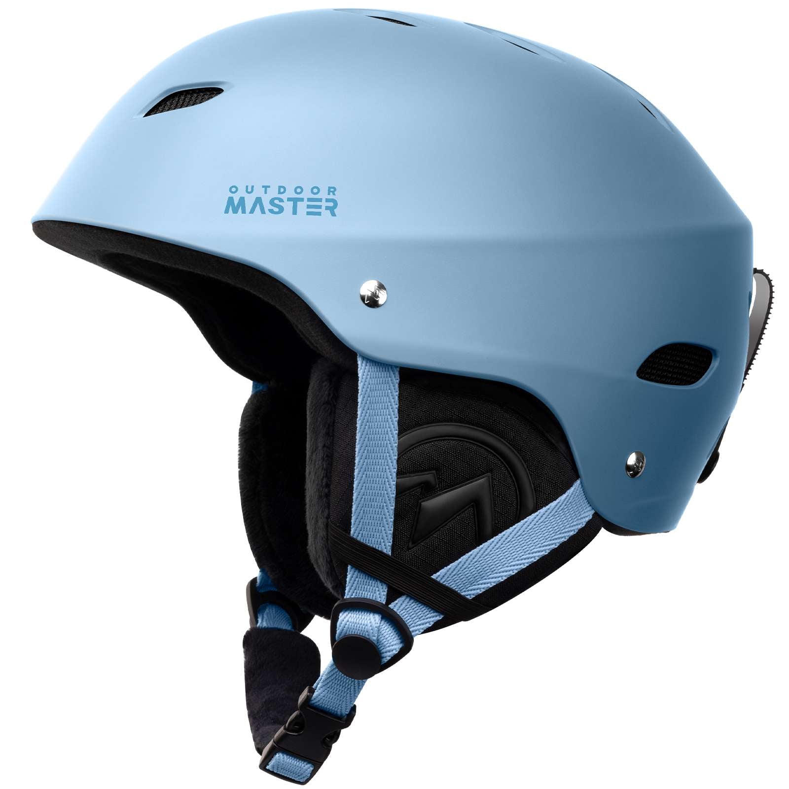 misty blue snowboard helmet